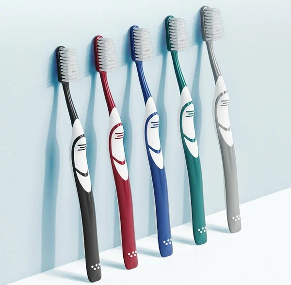 Зубная щетка New Perfection Antibacterial Double Fine