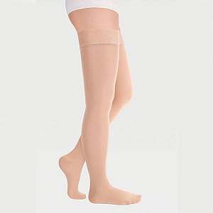 Чулки компрессионные прозрачные (закрытый носок) 1 класс Idealista ID-300T