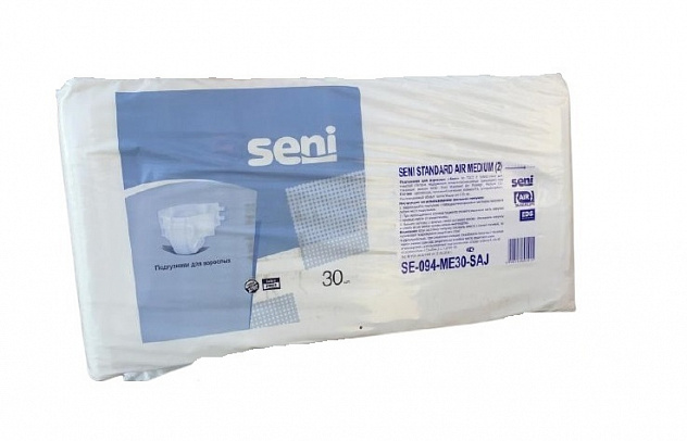 Подгузники для взрослых SENI Standart Air 30 шт размер M