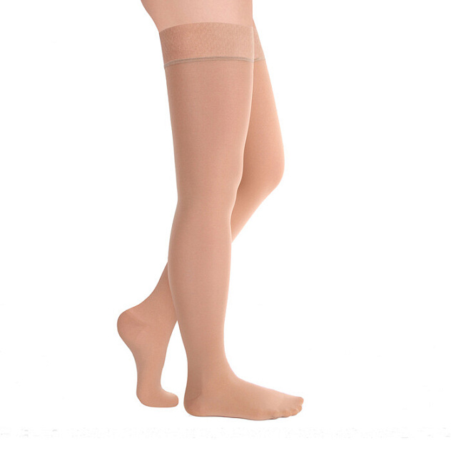 Чулки компрессионные прозрачные (закрытый носок) 2 класс Idealista ID-300T