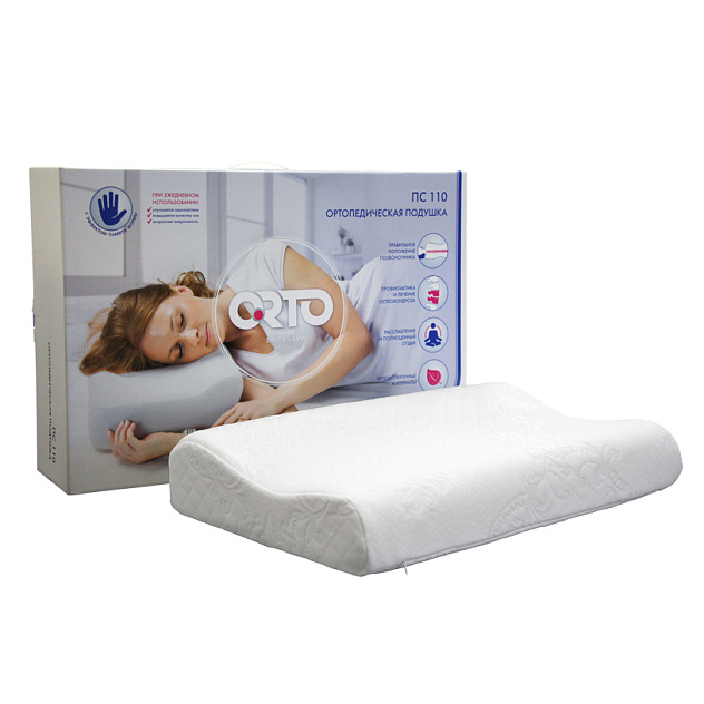 Ортопедическая подушка ORTO ПС-110 Memory Foam 14*16
