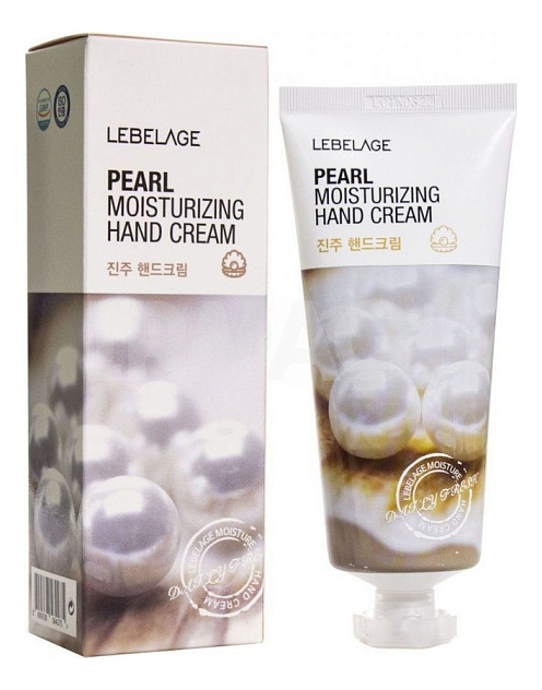 Крем для рук с жемчугом LEBELAGE PEARL MOISTURIZING HAND CREAM