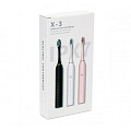 Щетка зубная звуковая Х-3 (3 насадки в комплекте) (Цвет: Розовый)
