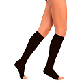 Гольфы компрессионные с открытым носком, класс компрессии 1 ТК.910 (Размер: №6 Цвет: Черный)