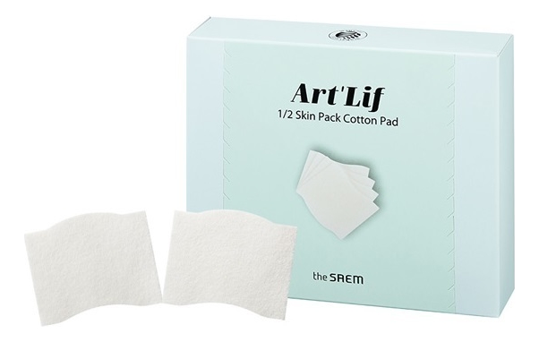Диски хлопковые в наборе Art'Lif 1/2 Skin Pack Cotton Pad набор 60 штук