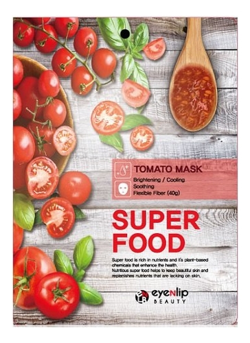Маска для лица тканевая EYENLIP SUPER FOOD TOMATO MASK 23мл