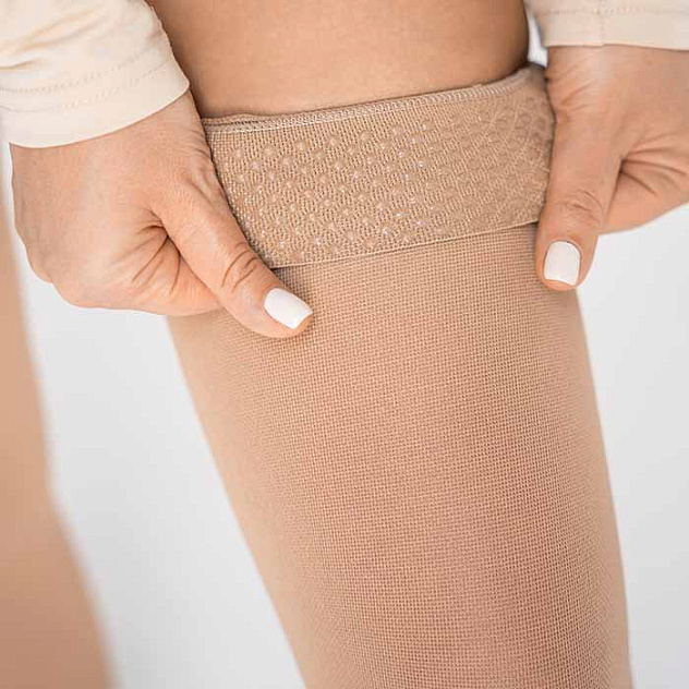 Чулки компрессионные с закрытым носком, класс компрессии 1, ТК.931