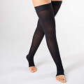 Чулки компрессионные с открытым носком, класс компрессии 1, ТК.930 (Размер: №3 Цвет: Черный)