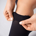 Гольфы компрессионные с открытым носком, класс компрессии 1 ТК.910 (Размер: №5 Цвет: Черный)